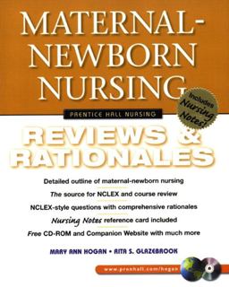 Maternal-Newborn Nursing Reviews and Rationales  9780130304568 Front Cover