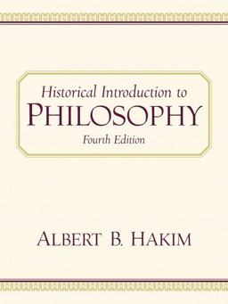 Historical Introduction to Philosophy 4th 9780130316776 Front Cover