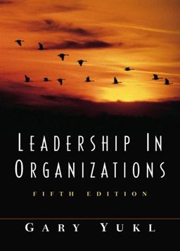 Leadership in Organizations 5th 9780130323125 Front Cover