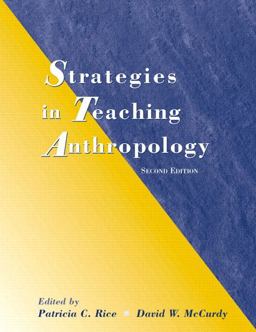 Strategies in Teaching Anthropology 2nd 9780130340702 Front Cover