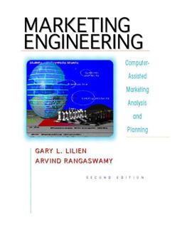Marketing Engineering Computer-Assisted Marketing Analysis and Planning 2nd 9780130355492 Front Cover