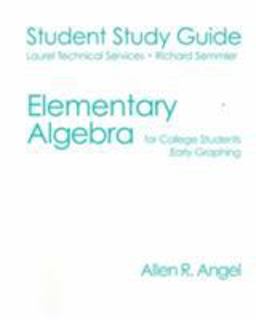Elementary Algebra for College Students