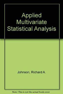 Applied Multivariate Statistical Analysis
