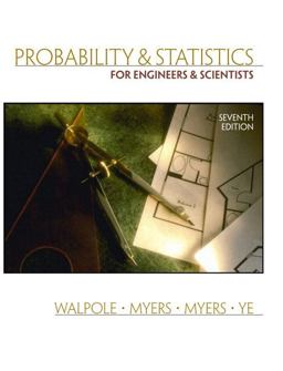 Probability and Statistics for Engineers and Scientists 7th 9780130415295 Front Cover