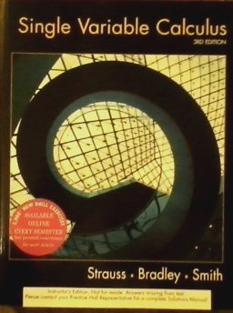 Single Variable Calculus