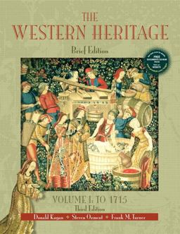 Western Heritage to 1715 3rd 9780130415769 Front Cover