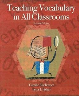 Teaching Vocabulary in All Classrooms 2nd 9780130418395 Front Cover
