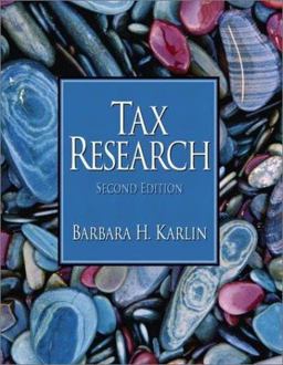 Tax Research 2nd 9780130449481 Front Cover