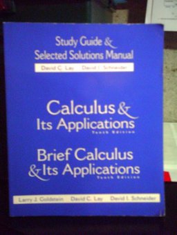 Study Guide and Selected Solutions with Visual Calculus