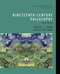 Philosophic Classics, Volume IV Nineteenth-Century Philosophy 3rd 9780130485502 Front Cover