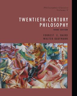 Philosophic Classics, Volume V 20th-Century Philosophy 3rd 9780130485632 Front Cover