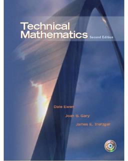Technical Mathematics 2nd 9780130488107 Front Cover