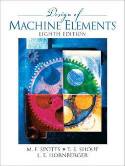 Design of Machine Elements 8th 9780130489890 Front Cover
