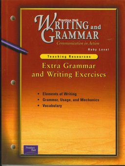 Writing and Grammar, Grade 9