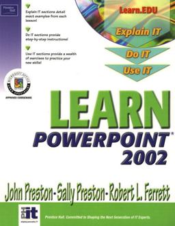 Learn PowerPoint 2002 Comprehensive