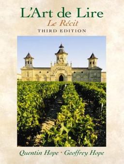 Art de Lire Le Rï¿½cit 3rd 9780130618818 Front Cover