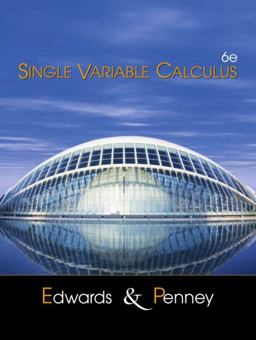 Single Variable Calculus