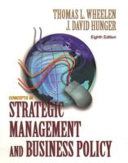 Concept of Strategic Management and Business Policy 8th 9780130651310 Front Cover