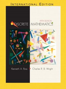 Discrete Mathematics 5th 9780130652478 Front Cover