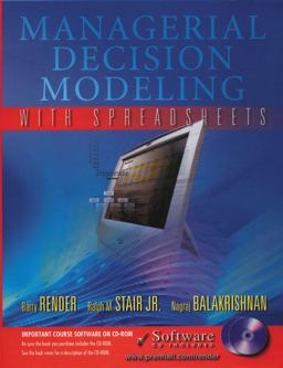 Managerial Decision Modeling with Spreadsheets  9780130661951 Front Cover