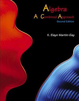 Algebra A Combined Approach 2nd 9780130674517 Front Cover
