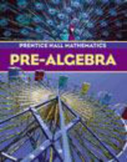 Pre-Algebra 5th 9780130686084 Front Cover