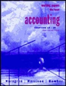 Accounting, Chapters 1-23