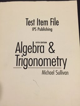 Algebra and Trigonometry