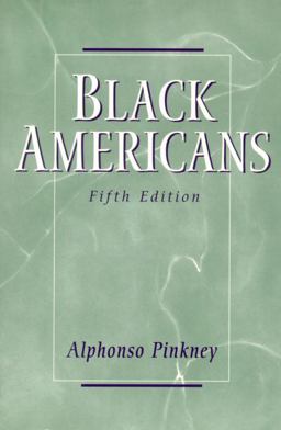 Black Americans 5th 9780130825773 Front Cover