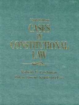 Cases in Constitutional Law