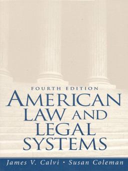 American Law and Legal Systems