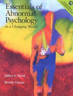 Essentials of Abnormal Psychology in a Changing World  9780130875518 Front Cover