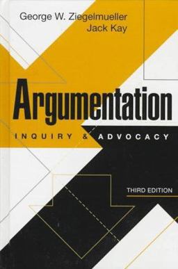 Argumentation Inquiry and Advocacy 3rd 9780130887740 Front Cover