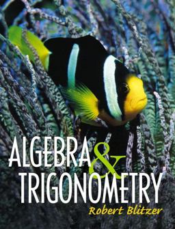 Algebra and Trigonometry  9780130893321 Front Cover