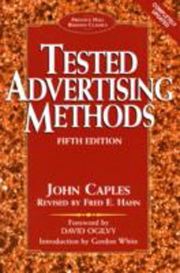 Tested Advertising Methods 5th 9780130957016 Front Cover