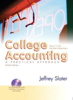 College Accounting 1-12 and Study Guide and Working Papers and DVD and Envelope Package