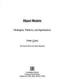 Object Models Strategies Patterns and Applications