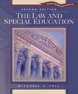 Law and Special Education 2nd 9780131106703 Front Cover