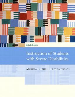 Instruction of Students with Severe Disabilities 6th 9780131143357 Front Cover