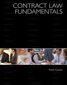 Contract Law Fundamentals  9780131147485 Front Cover