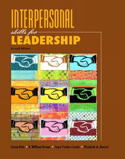 Interpersonal Skills for Leadership 2nd 9780131173439 Front Cover