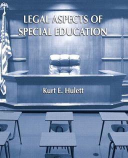 Legal Aspects of Special Education  9780131173460 Front Cover