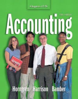Accounting, Chapters 12 - 26