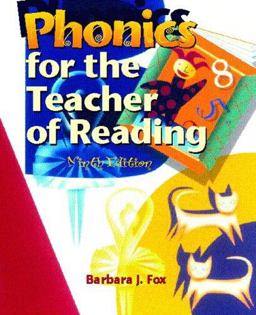 Phonics for the Teacher of Reading Programmed for Self-Instruction 9th 9780131177994 Front Cover