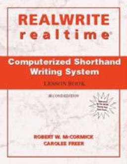 Realwrite/Realtime Computerized Shorthand Writing 2nd 9780131180529 Front Cover