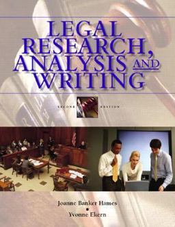 Legal Research, Analysis and Writing