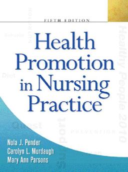 Health Promotion in Nursing Practice 5th 9780131194366 Front Cover