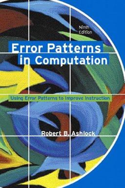 Error Patterns in Computation 9th 9780131198869 Front Cover