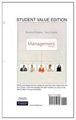Management, Student Value Edition