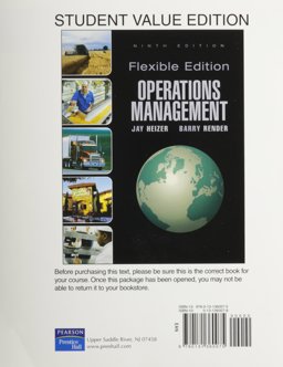 Operations Management ,Flex Version, Student Value Edition